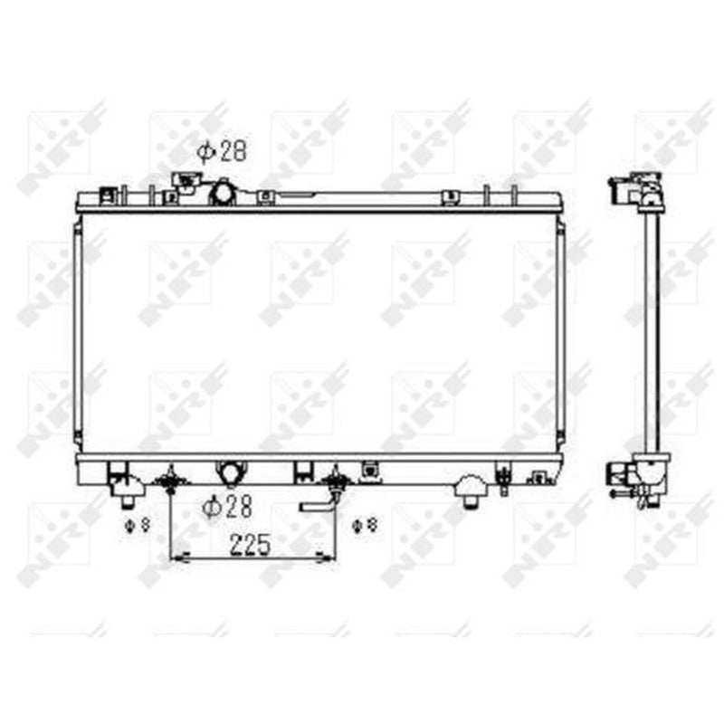 NRF Engine Radiator 53349