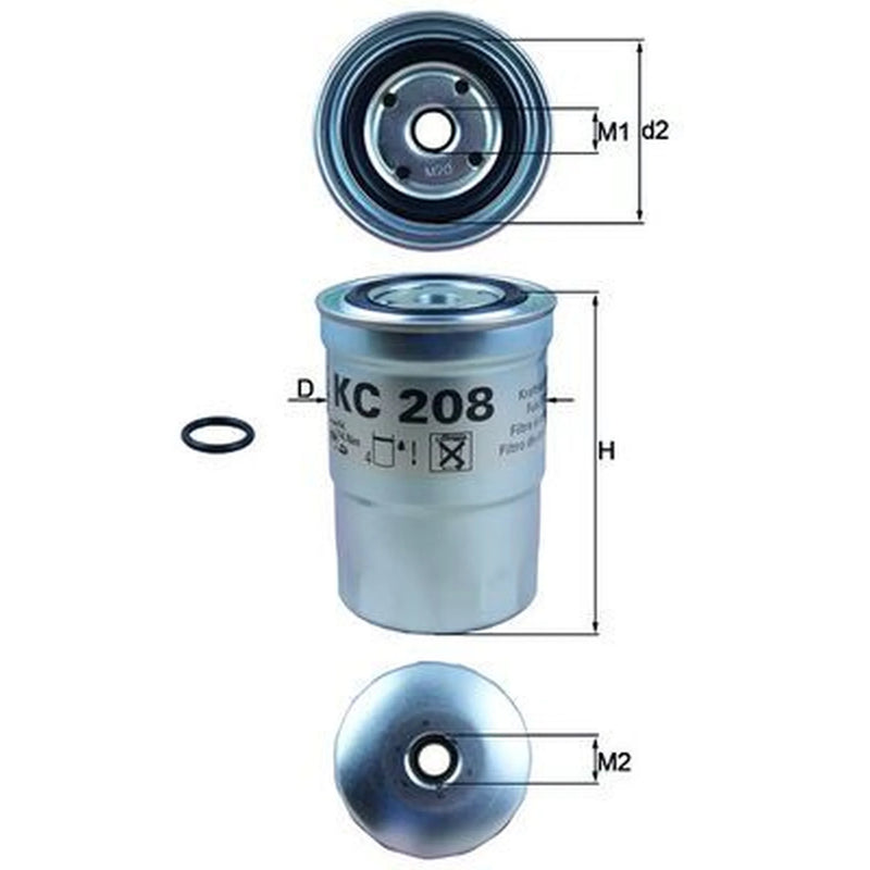 Mahle Fuel Filter Element KC 208