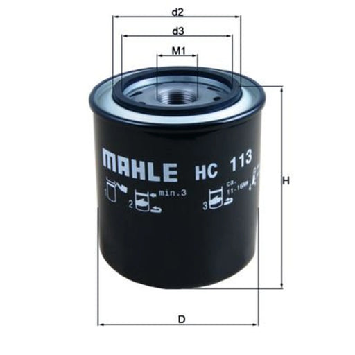 Mahle Automatic Transmission Hydraulic Filter HC 113