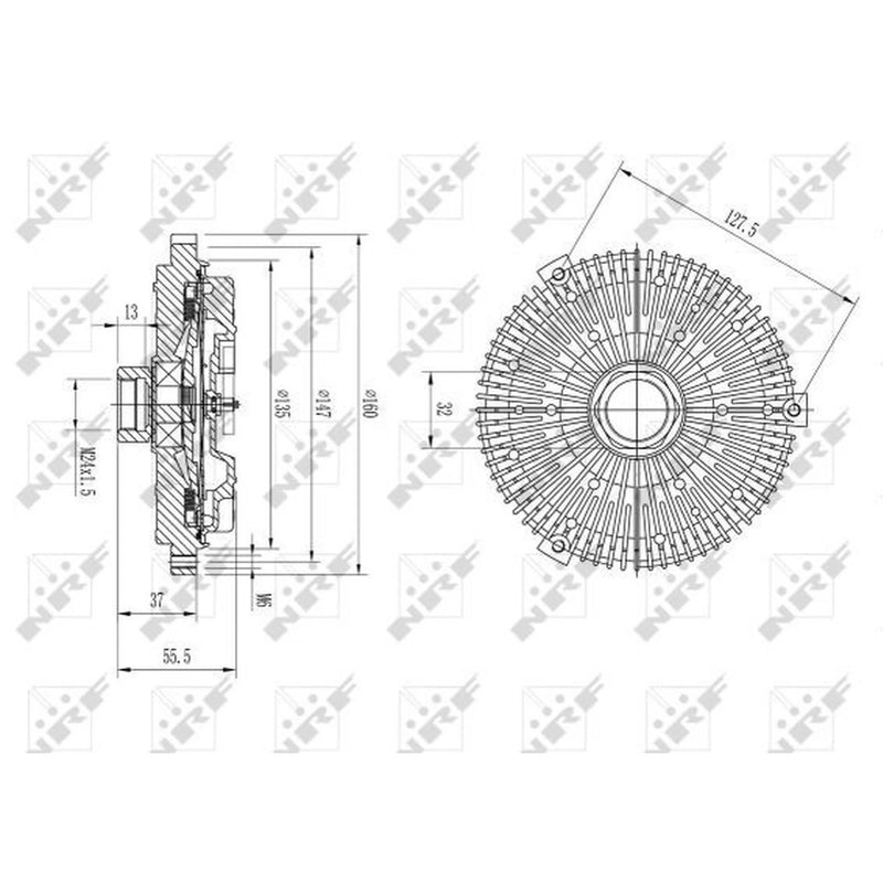 NRF Radiator Fan Clutch 49631