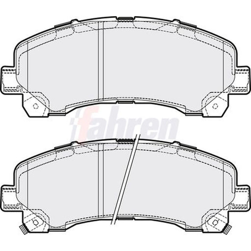 Fahren Front Brake Pad Set FBP3342