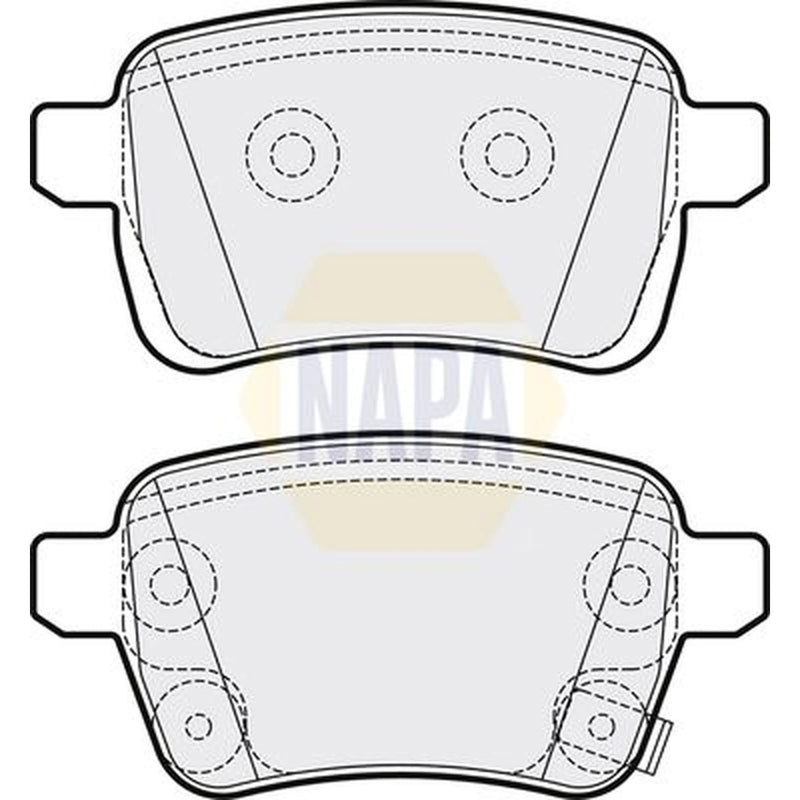 NAPA Rear Brake Pad Set NBP1515