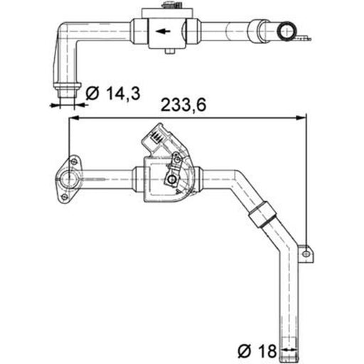 Mahle Coolant Control Valve Assembly CV 9 000P