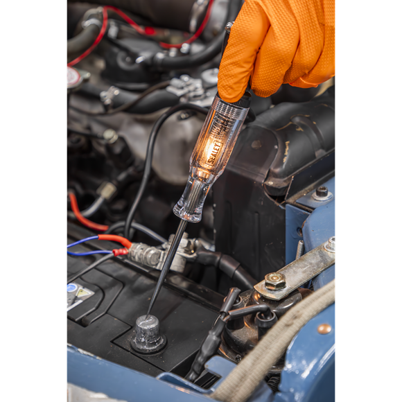 Sealey Circuit Tester with Test Light 6-24V AK402 Sealey  - Town Parts