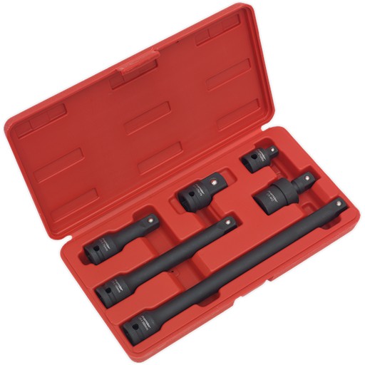 Sealey Impact Adaptor & Extension Bar Set 6pc 1/2"Sq Drive AK5514 Sealey  - Town Parts