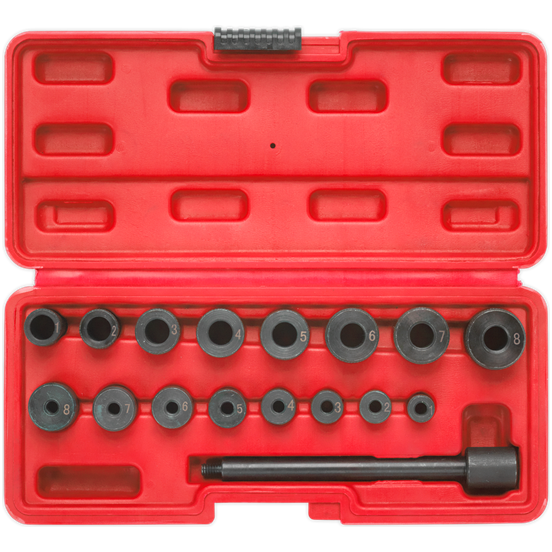 Sealey Universal Clutch Aligning Tool Set 17pc AK710 Sealey  - Town Parts