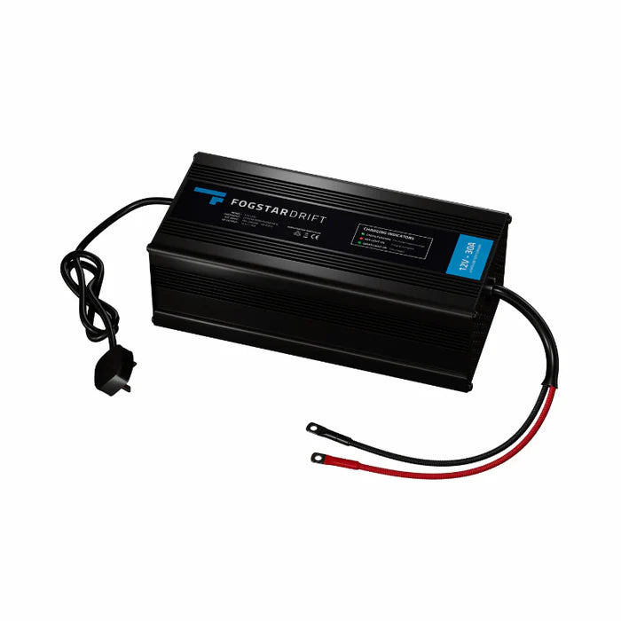 Fogstar LiFePO4 Battery Charger - 12V 30A - Dyna-mo Solar - Van Life Living