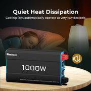 Renogy 1000W 12V to 230V/240V Pure Sine Wave Inverter with English Standard Socket - Dyna-mo Solar - Van Life Living