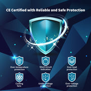 Renogy 1000W 12V to 230V/240V Pure Sine Wave Inverter with English Standard Socket - Dyna-mo Solar - Van Life Living