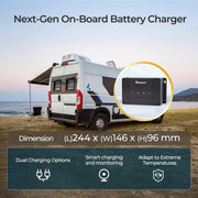Renogy DCC50S 12V 50A DC-DC On-Board Battery Charger with MPPT(New Version) - Dyna-mo Solar - Van Life Living