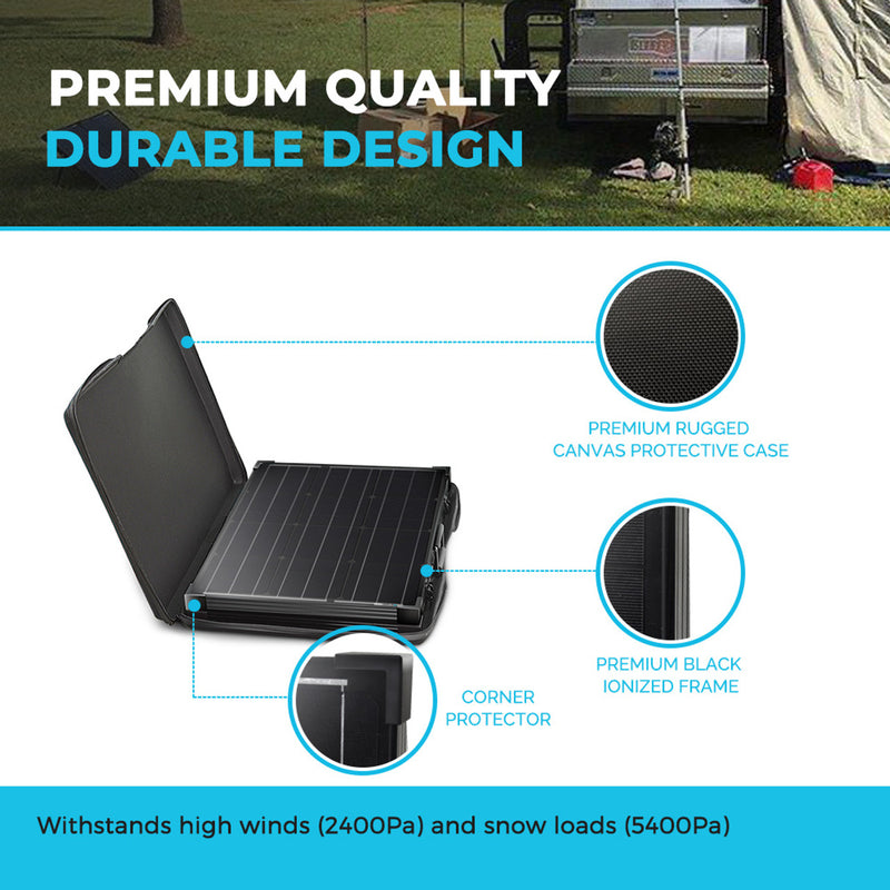 Renogy Renogy 100W Portable Solar Panel - Dyna-mo Solar - Van Life Living
