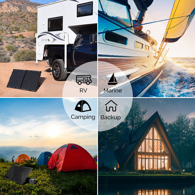 Renogy Renogy 100W Portable Solar Panel - Dyna-mo Solar - Van Life Living