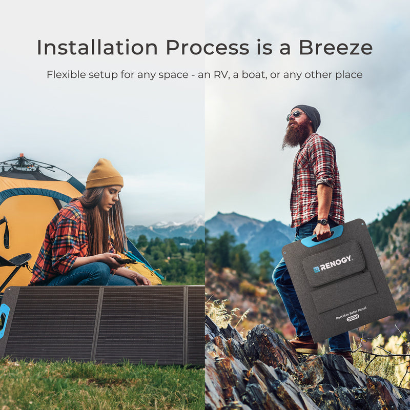 Renogy 200W Portable Solar Panel - Dyna-mo Solar - Van Life Living