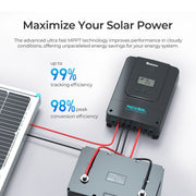 Renogy Rover 60 Amp MPPT Solar Charge Controller - Dyna-mo Solar - Van Life Living