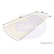 Comline Cabin Air Filter (Pollen Filter) EKF167