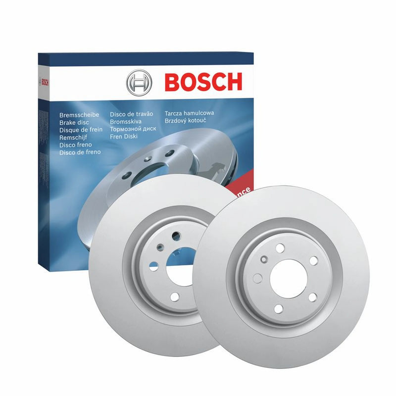 Bosch 2 x Vented Rear Brake Discs 0986479750-x2