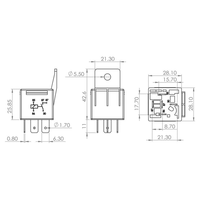 Bosch Main Power Relay 0 986 AH0 253