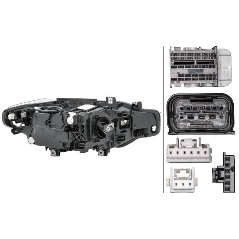 Hella Headlight Headlamp LED Left 1EX 012 102-911