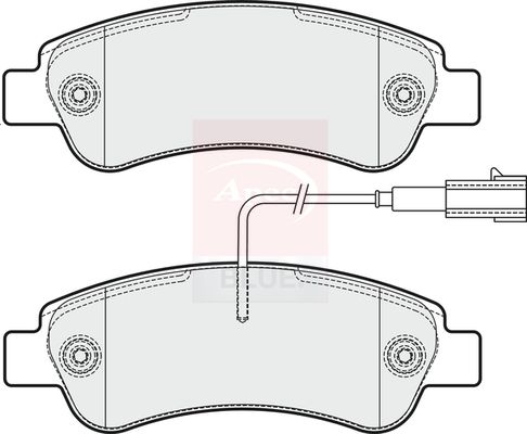 Apec Blue PD3381 Brake Pad Set, disc brake