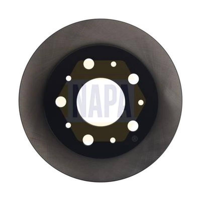 NAPA 2 x Solid Rear Brake Discs NBD5501-x2