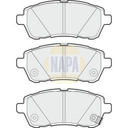 NAPA Front Brake Pad Set NBP1588