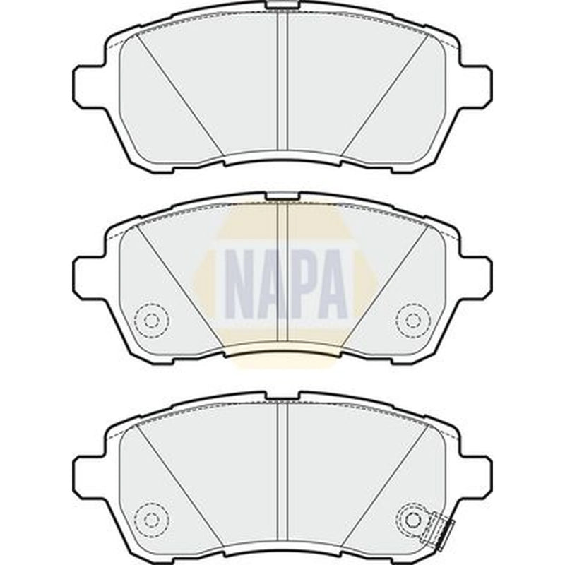 NAPA Front Brake Pad Set NBP1588