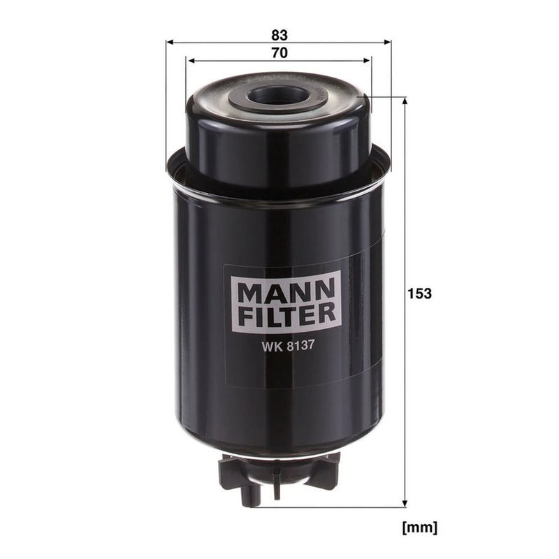 MANN-FILTER Fuel Filter Element WK 8137