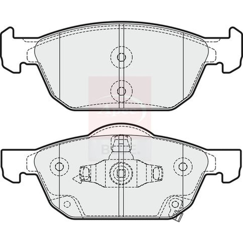 Apec Front Brake Pad Set PD3741