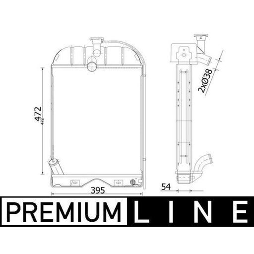 Mahle Engine Radiator CR 2299 000P