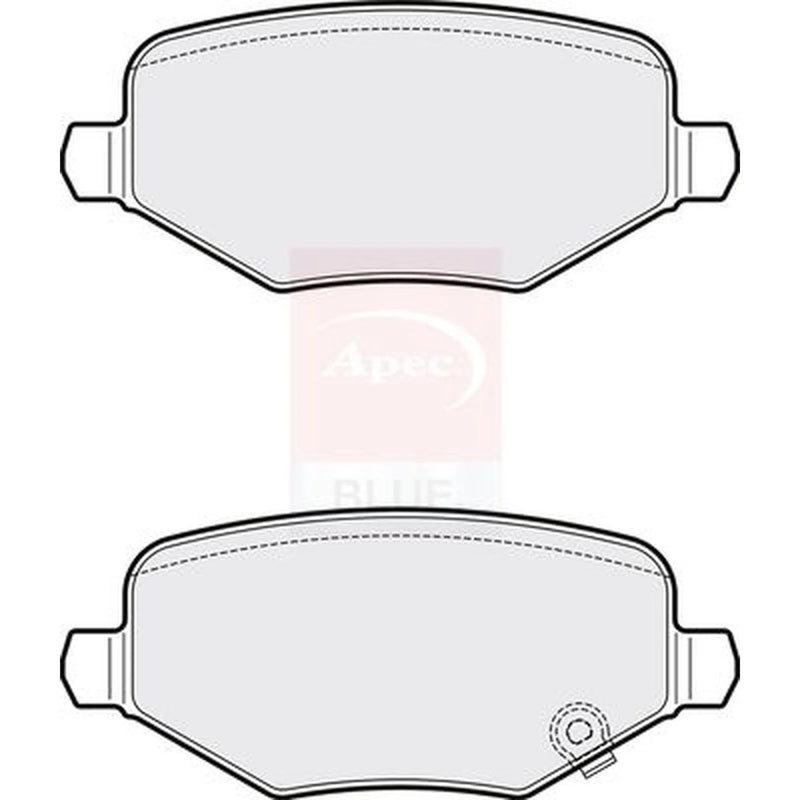 Apec Rear Brake Pad Set PD3837