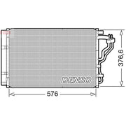 Denso Air Conditioning Condenser DCN43008