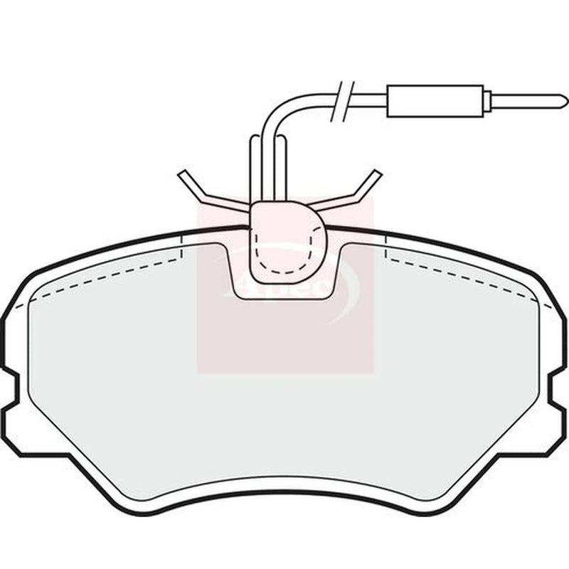 Apec Front Brake Pad Set PAD546