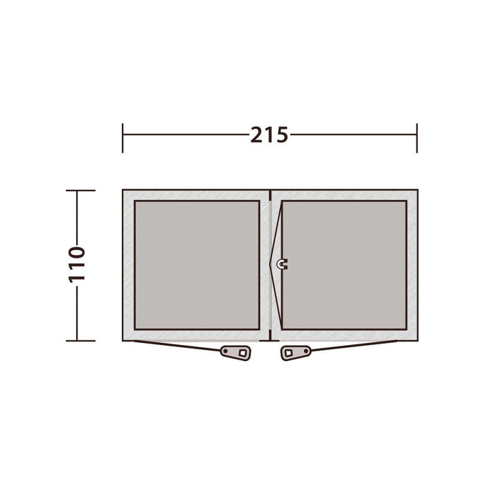 Outwell Seahaven Comfort Station Double Shower Toilet Tent - Outwell - Van Life Living