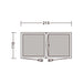 Outwell Seahaven Comfort Station Double Shower Toilet Tent - Outwell - Van Life Living