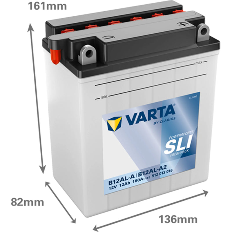 Varta Battery 12V 12Ah 160A 512013016K544