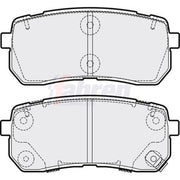 Fahren Rear Brake Pad Set fits Kia Sorento III 2015-2020 2.2