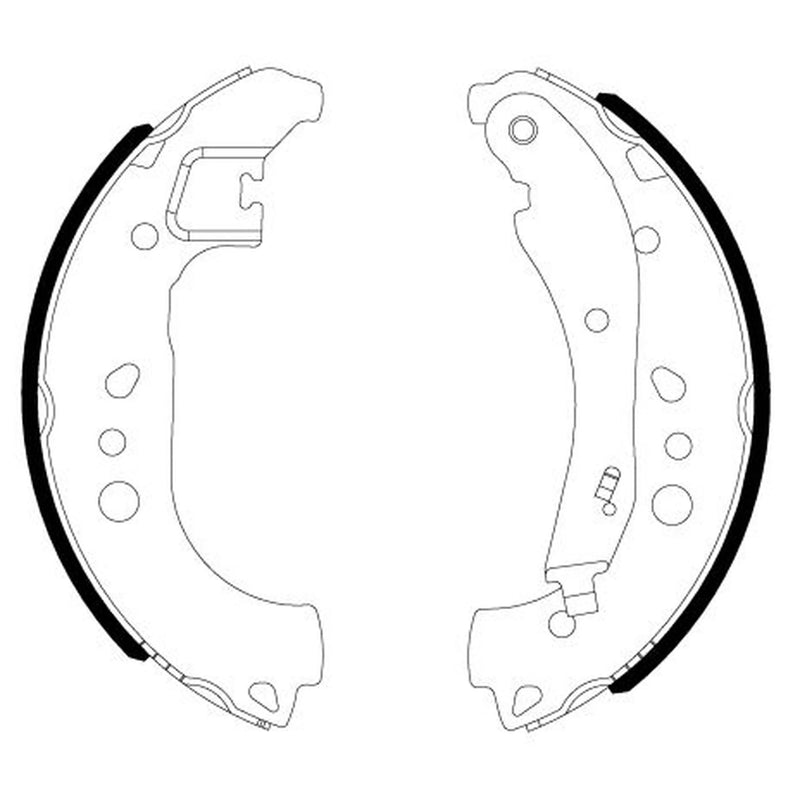 Mintex Brake Shoe Set Axle Kit MFR759