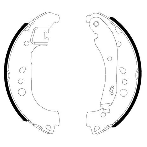 Mintex Brake Shoe Set Axle Kit MFR759