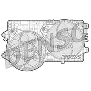 Denso Engine Cooling Fan DER09093