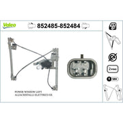 Valeo Electric Window Regulator Lifter Right Front 852484
