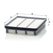 MANN-FILTER Engine Air Filter C 2542
