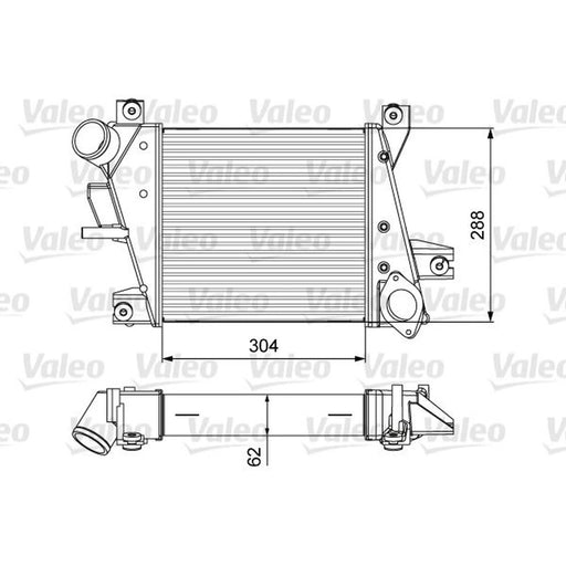 Valeo Intercooler (Charge Air Cooler) 818360