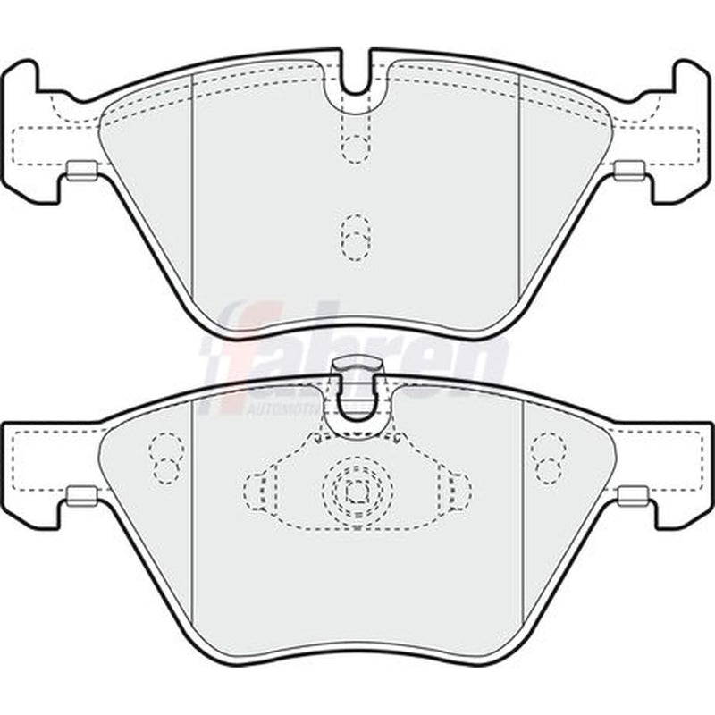 Fahren Front Brake Pad Set FBP3081