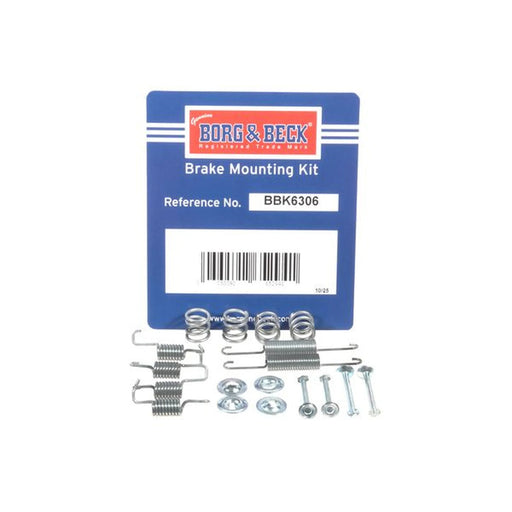 Borg & Beck Parking Brake Shoe Accessory Kit Rear BBK6306