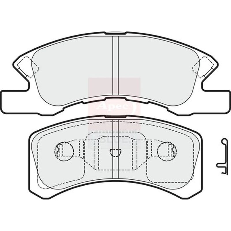 Apec Front Brake Pad Set PD3614