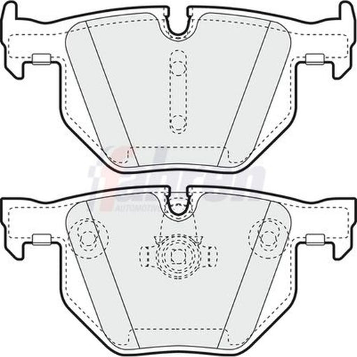 Fahren Rear Brake Pad Set FBP3154