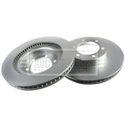 Borg & Beck 2 x Vented Front Brake Discs BBD4502-x2