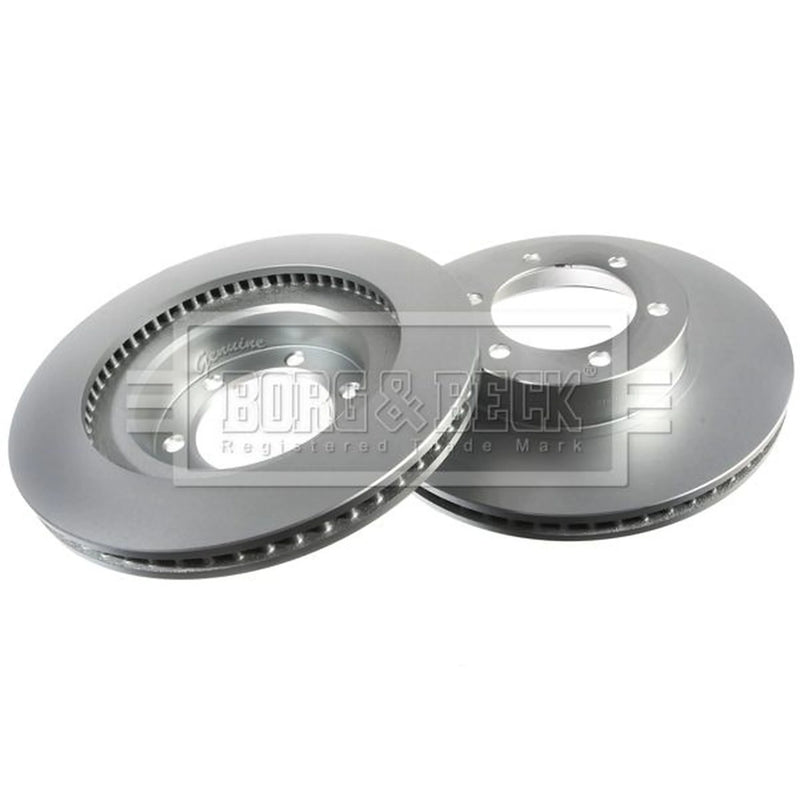 Borg & Beck 2 x Vented Front Brake Discs BBD4502-x2