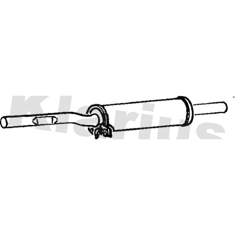 Klarius Box With Centre Pipe Centre VW192D
