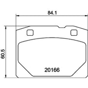 Mintex Front Brake Pad Set MDB1074